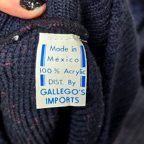 GALLEGO'S IMPORTS AUTHENIC MEXICAN GOODS MADE IN MEXICO HAND WOVEN KNIT … - Picture 14 of 14